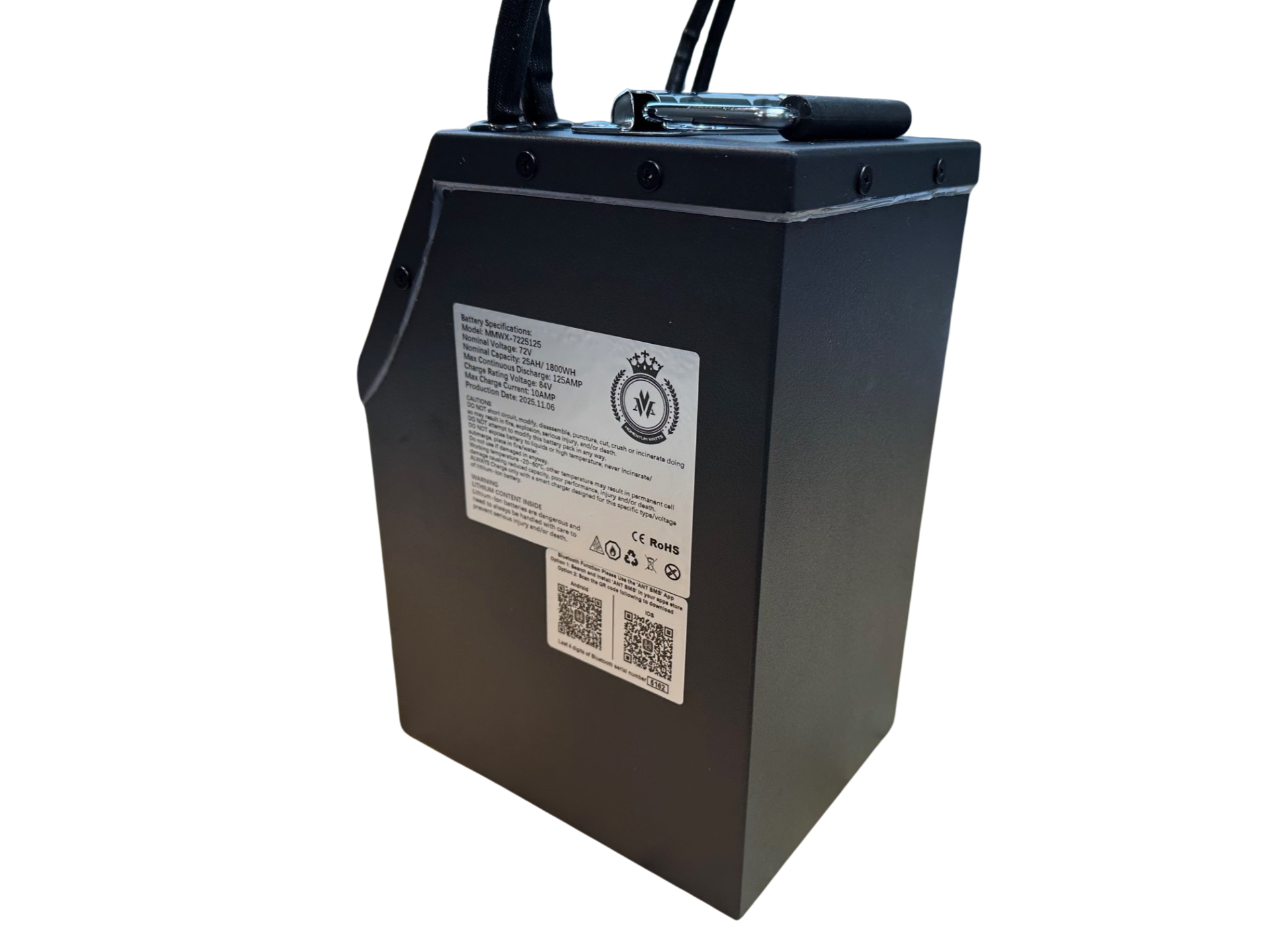 72V Lithium Battery for Valtinsu EM-5 (125AMP/25AH)