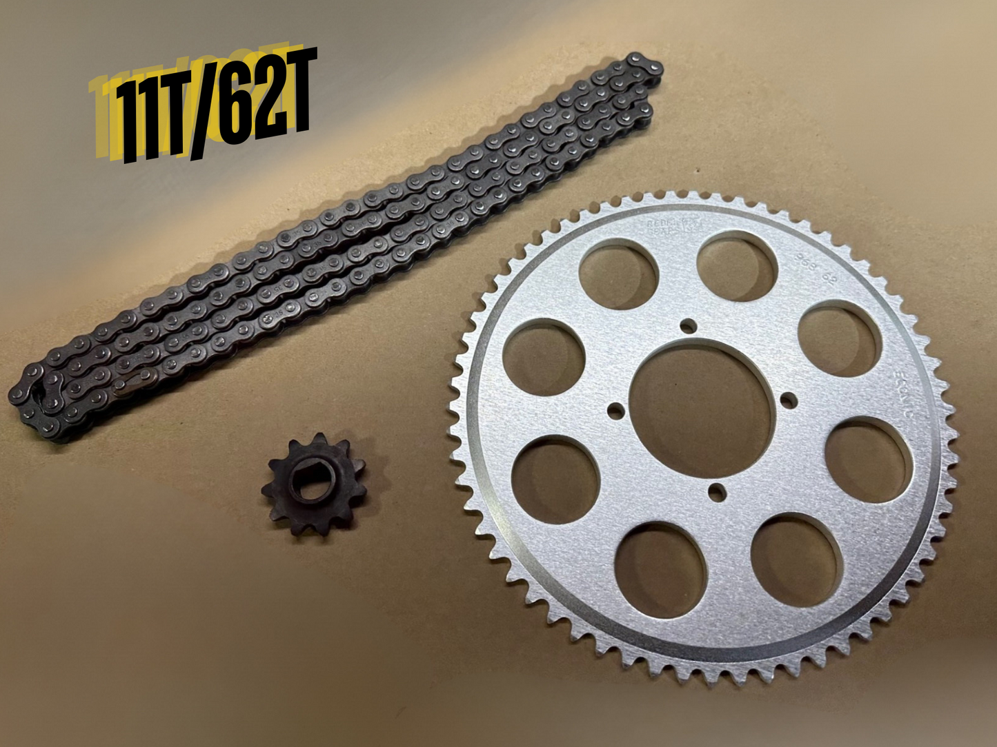 Sotion FW11 #35 Chain & Sprocket Kit for Razor Bike (Aluminum)