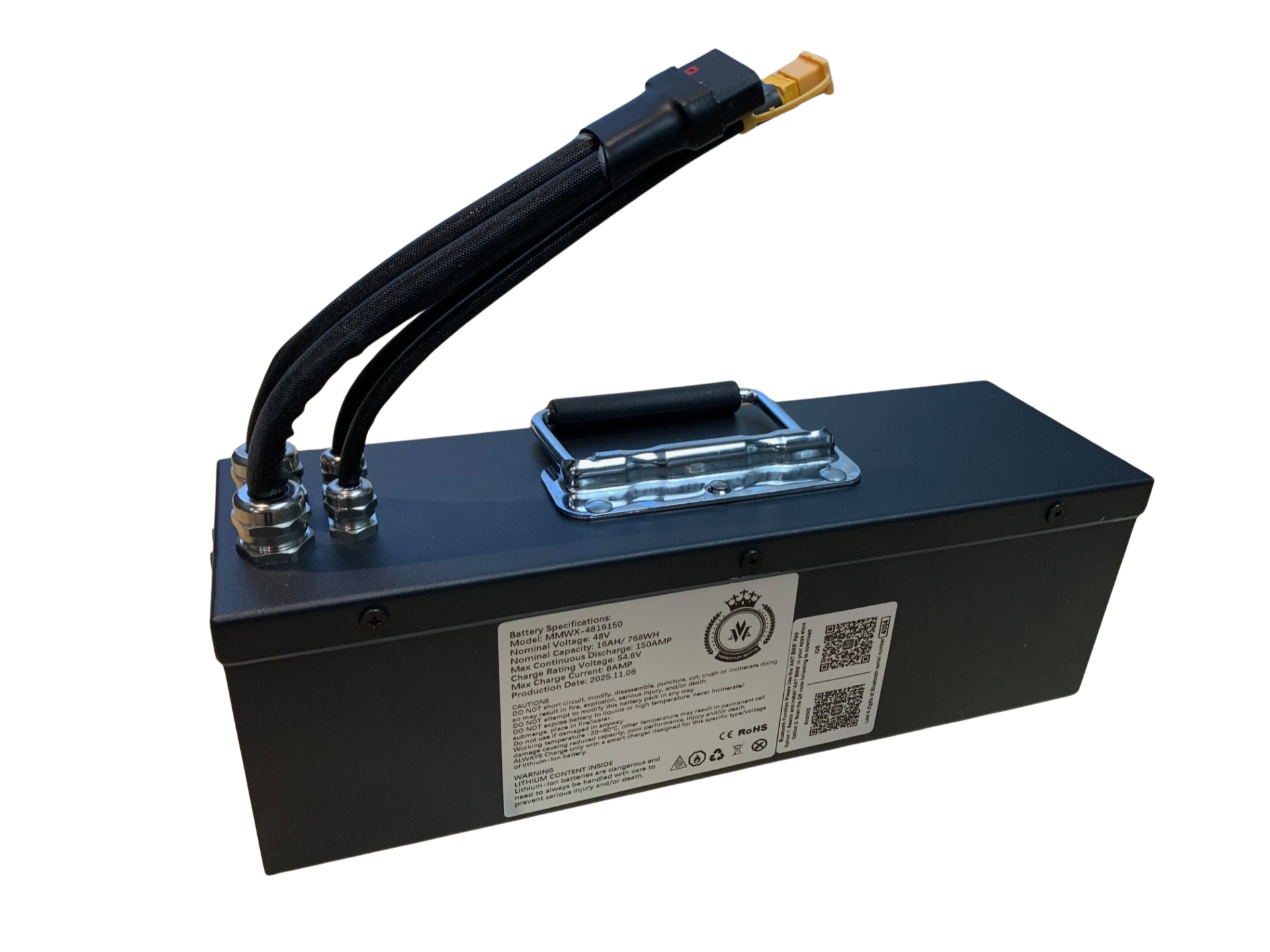 48V Lithium Razor Crazy Cart Battery (16AH/150AMP)