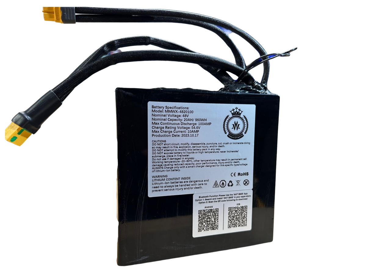 48V Lithium Battery for Razor MX500/MX650/RSF650/SX500 (100AMP/20AH ...