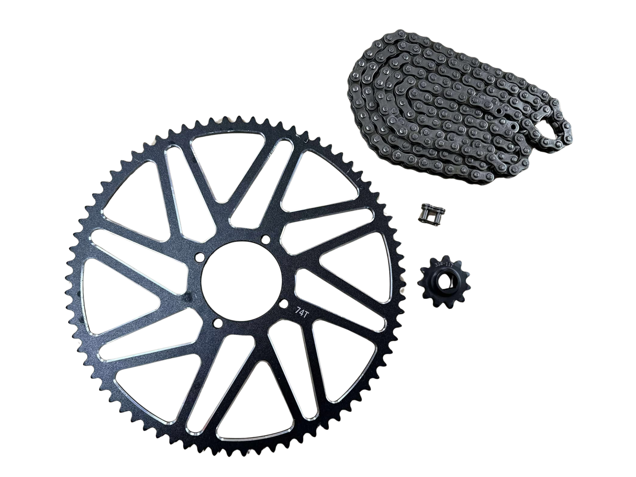 Razor #35 Chain & Sprocket Kit | FW11 / GTS11 "Power Wheelie Palooza" Chain Kit (11T/74T)