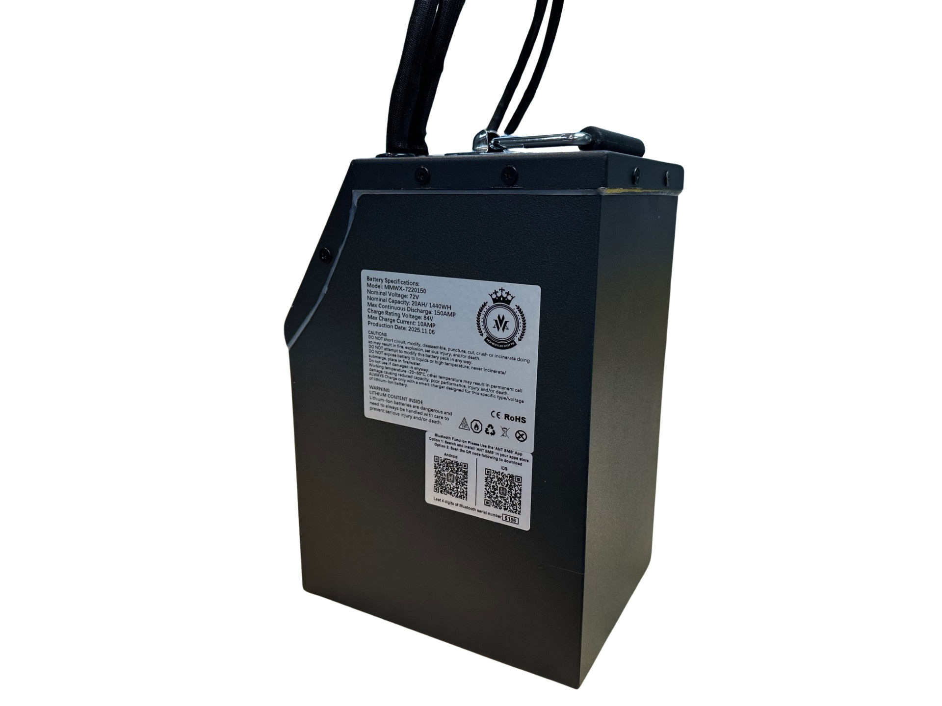72V Lithium Battery for Valtinsu EM-5 (150AMP/20AH)