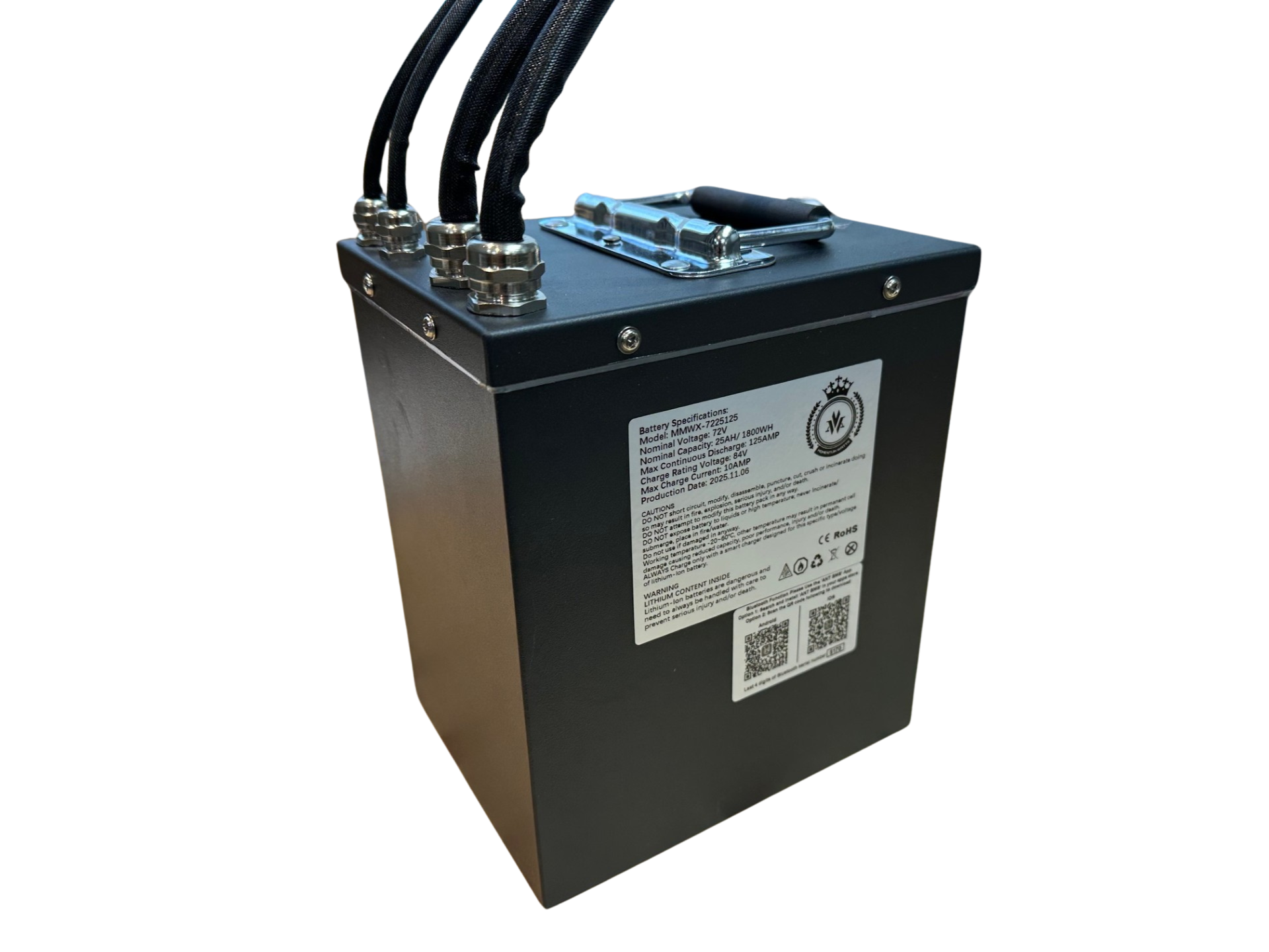 72V Battery for Tuttio Soleil01 (125AMP/25AH)