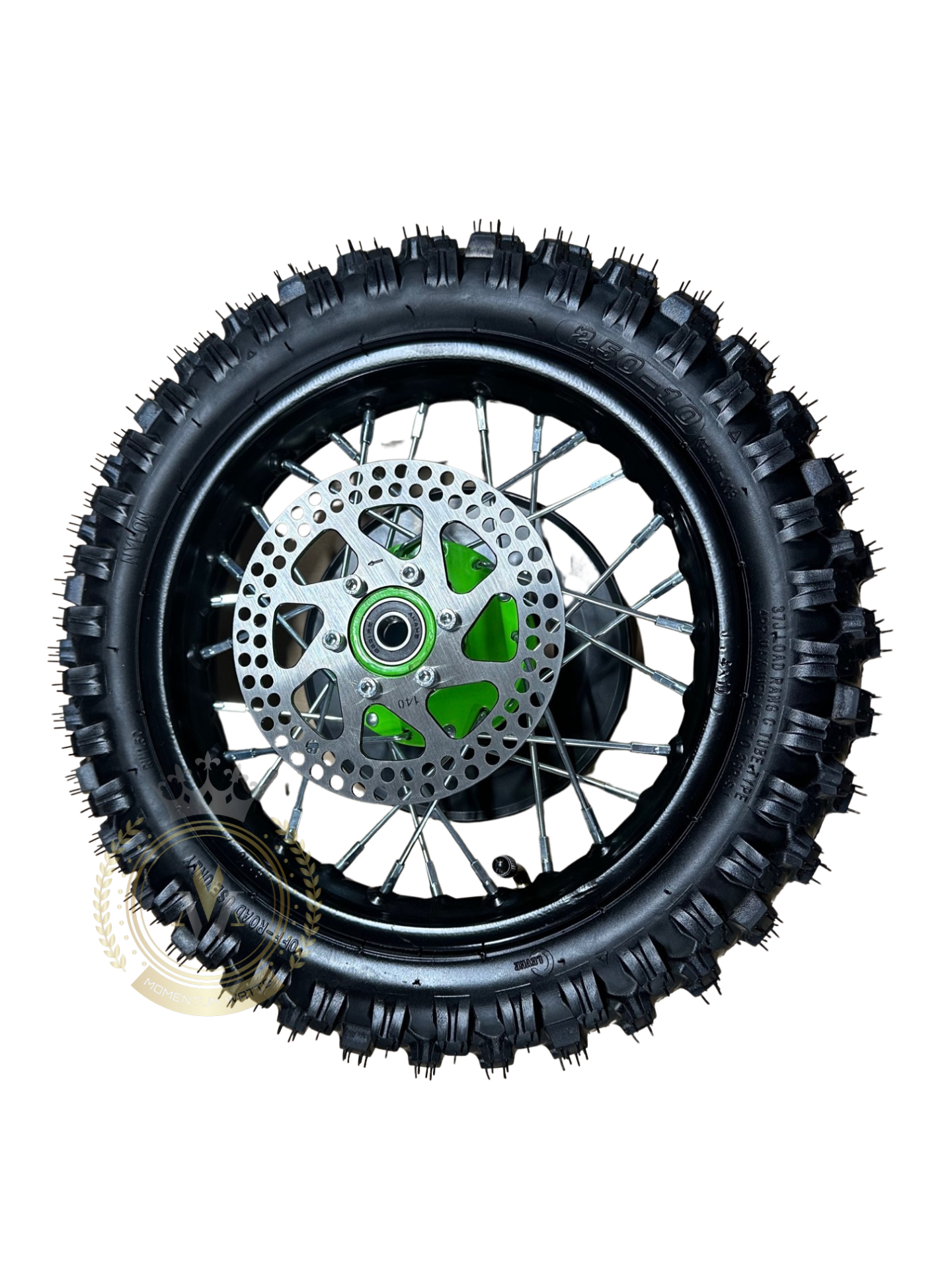 Razor SX500 Rear Wheel - Green/Black | Complete Wheel