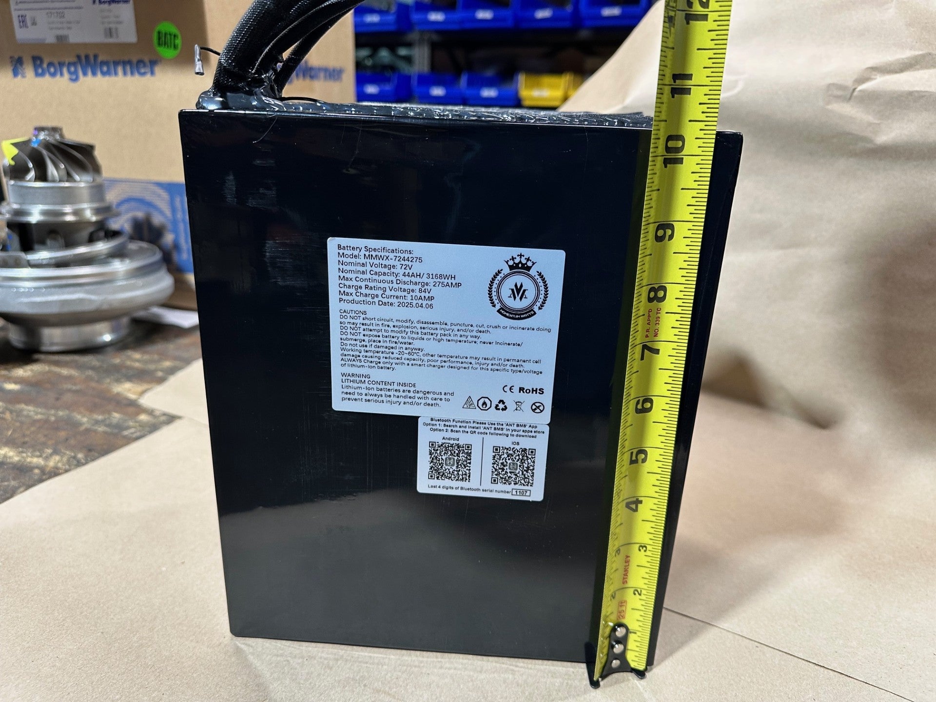 72V Lithium Battery for Razor SX500 (275AMP/44AH)