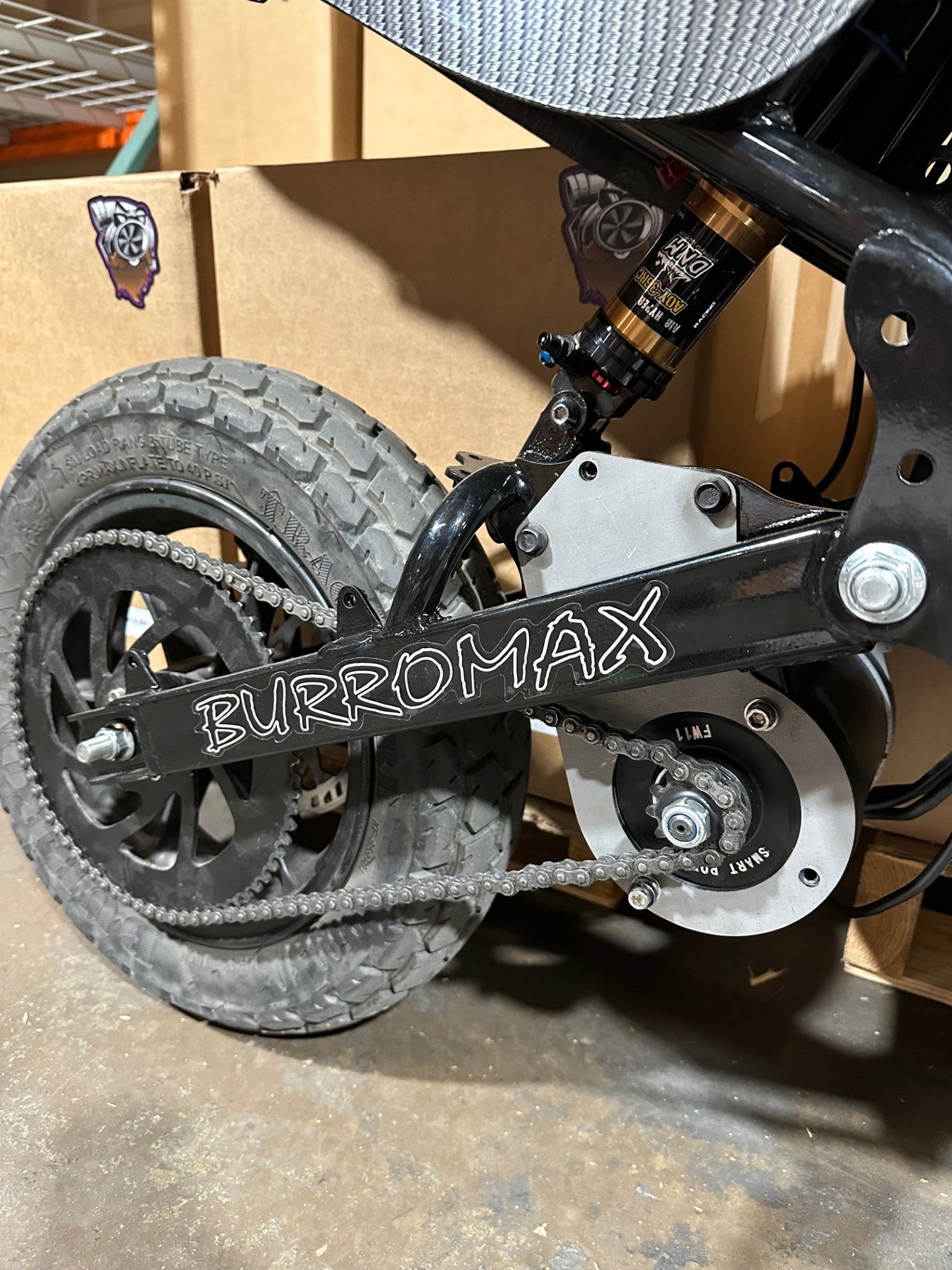 Burromax TT1600R Swingarm for Motor Upgrade (MY1020/FW11/EC4P)